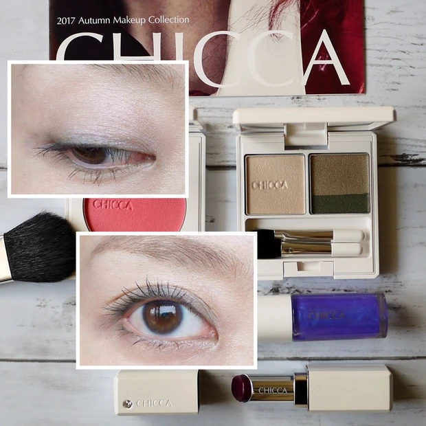 リップメインの秋メイクにも映える!透明感重視のグリーンシャドウなら絶対キッカ!