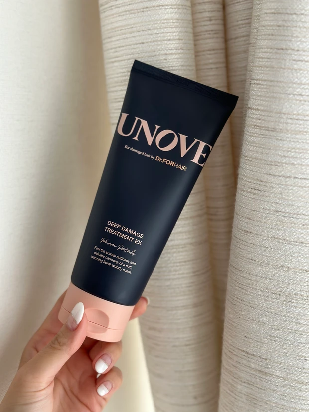 ブラックフライデーでゲットして！韓国で話題のトリートメント『 𝐔𝐍𝐎𝐕𝐄 』で艶髪滑り台🥹❤️‍🔥_2