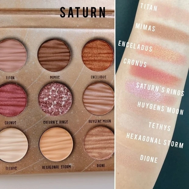 【中国コスメ】DiTO（ディト） ギャラクシーシリーズ 9色アイシャドウパレット SATURN