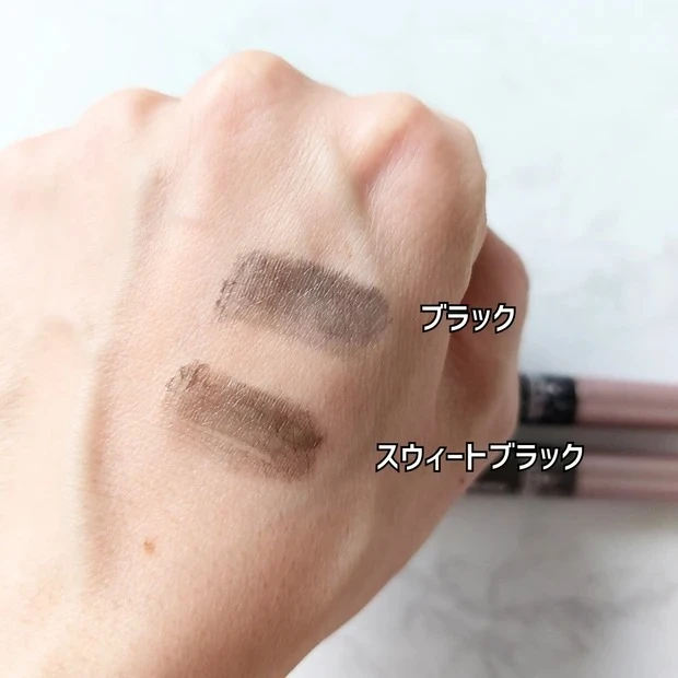 キャンメイク メタルックマスカラ ［03］［01］比較