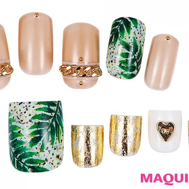 大人リュクスな「ジャングルネイル」で、リゾートを満喫♪