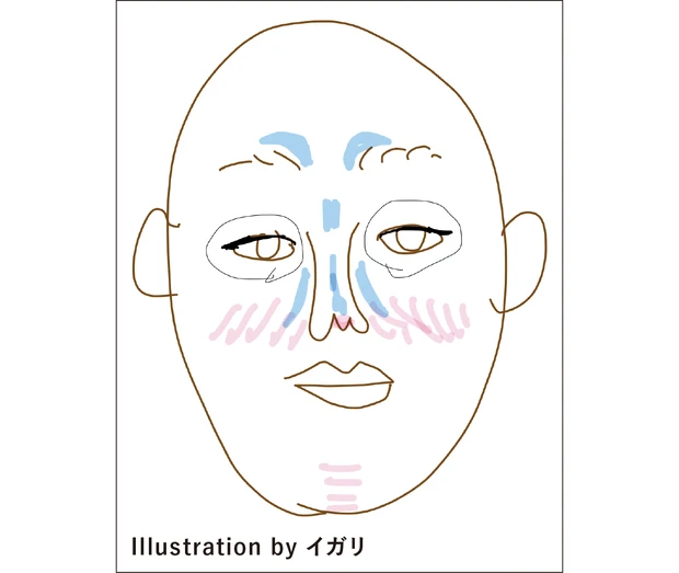 イガリシノブさんの大人可愛いメイク ハウツー