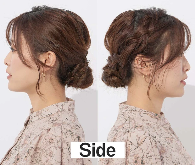 【セルフヘアアレンジ】動画で学ぶ! くるりんぱ、ロープ編み、Uピンの留め方、編み込みの正しいやり方とコツを人気美容師AYAMARさんが解説_3