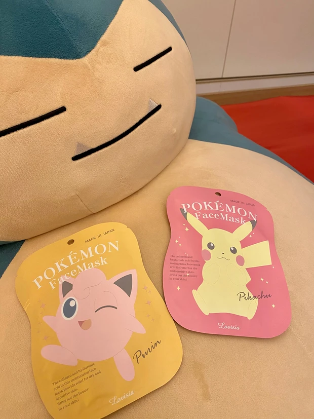 ポケモンルームへGO！ピカチュウ・プリンのシートマスク女子会。_5_1