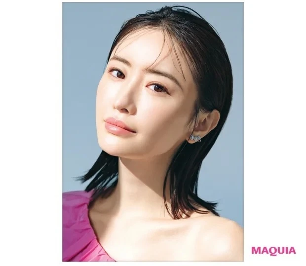 ＜MAQUIA5月号の表紙メイク＞COVER LOOK 松本まりかさん  ヘルシーな夏顔メイク