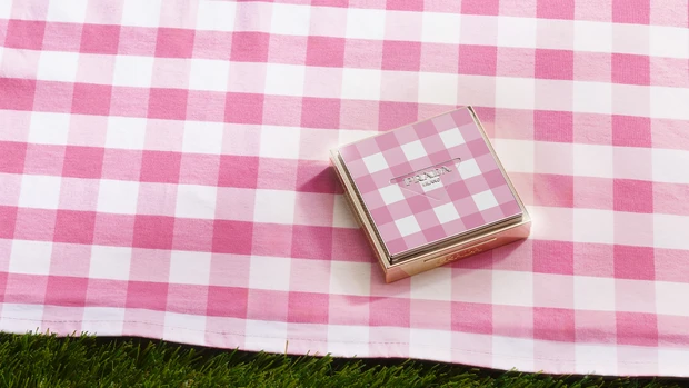 プラダ プリント ファクトリー　ヴィシーチェック柄