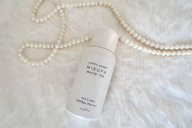 ミーファのフレグランスUVスプレーのパッケージ