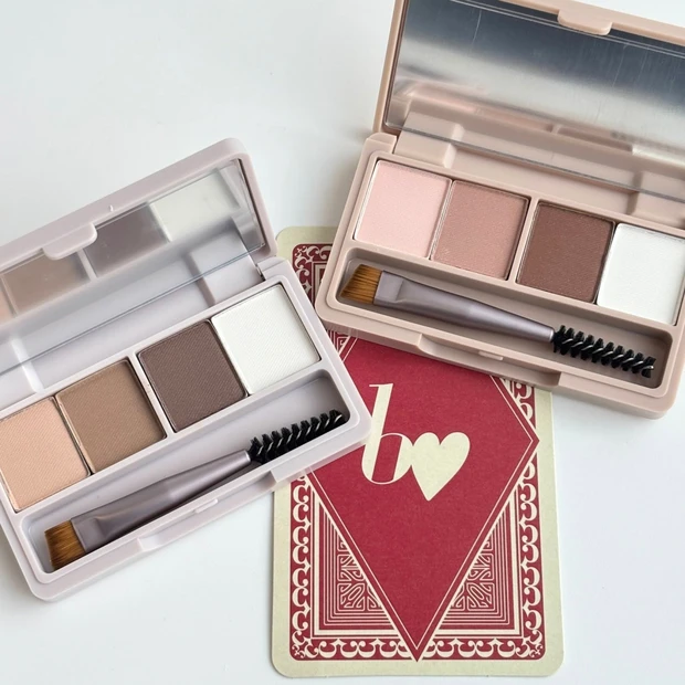 b idol（ビーアイドル）の「魔法のアイブロウパウダー」新色をスウォッチ！ ピンク＆アッシュカラー…