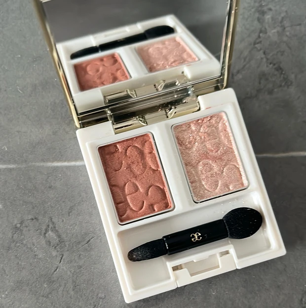 【エタンセルアルモニーアイズ02】夏にぴったり！上品ラメ×透けオレンジで簡単こなれEye♡_1