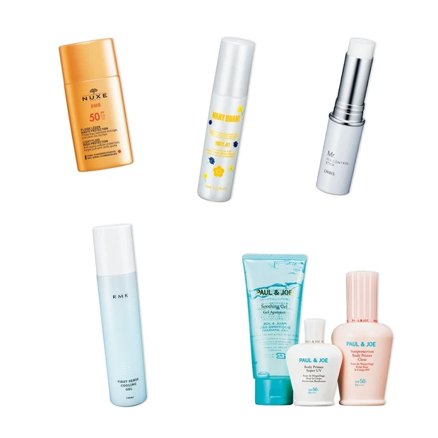 UV乳液やひんやりジェルの保湿液など夏に欠かせないコスメを一挙にご紹介【…