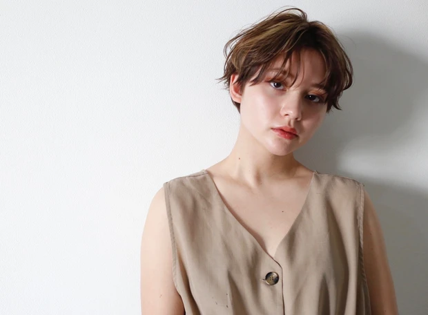 白髪対策ニュアンスハイライト サイド