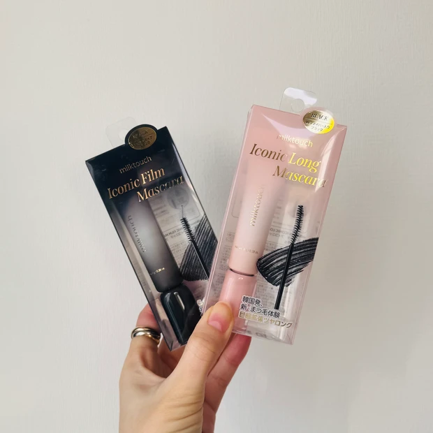 ミルクタッチのアイコニックロングマスカラ＆アイコニックフィルムマスカラ