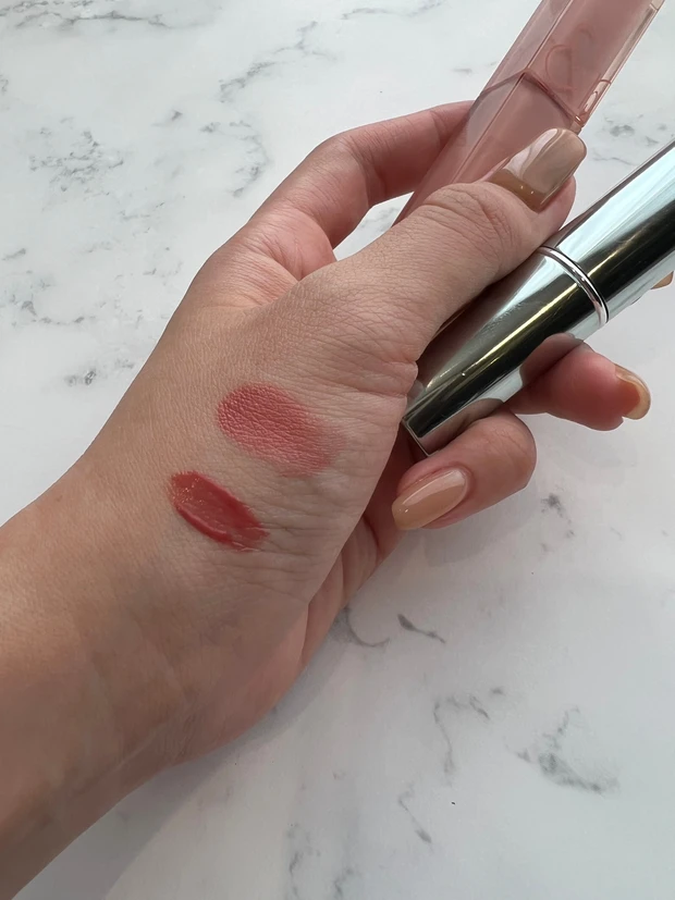 ファシオ ヒトヌリ ルージュ 01　rom&nd デュイフルウォーターティント 14 peach mocha