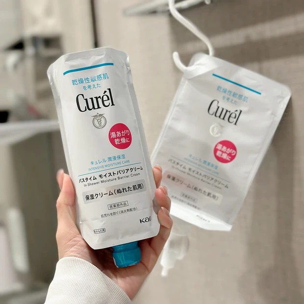 乾燥が気になる人におすすめ✨【キュレル バスタイム モイストバリアクリーム】で全身保湿🫧_6