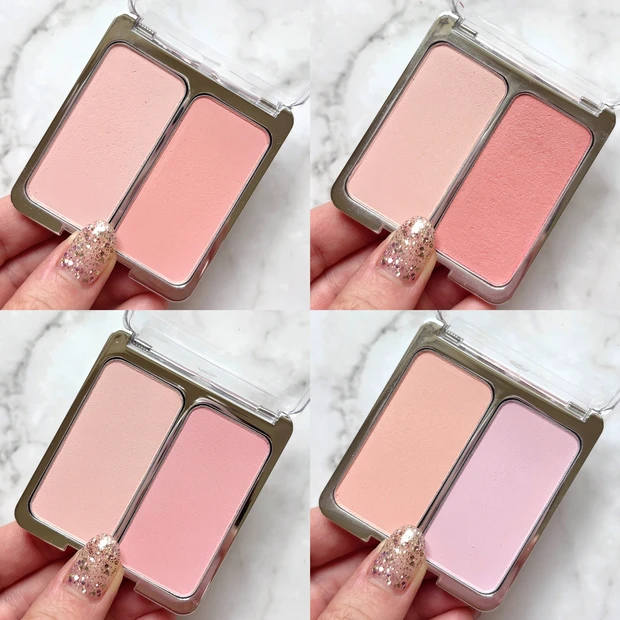 2aN デュアルチーク4色を並べた写真