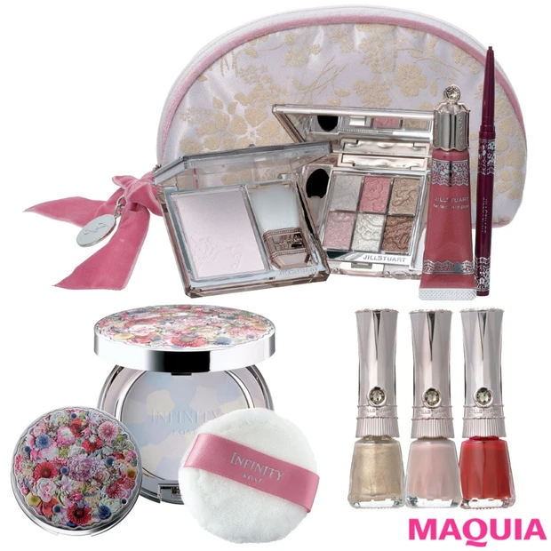 気分が上がる！ ガーリーなXmasコフレ発見【ジルスチュアート、インフィ…