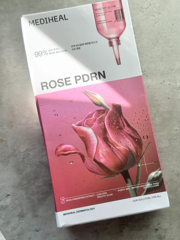 メディヒール　シートマスク　パック　韓国コスメ　毛穴　ローズ