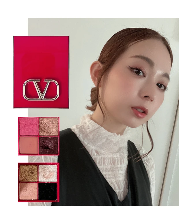【毎日メイクもパーティメイクもこれ一つでOK🌹】ヴァレンティノビューティアイシャドウ_1_1