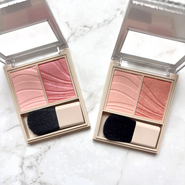 「Visee(ヴィセ) レイヤード フルリ チーク」イエベ春が購入したカラーの集合写真