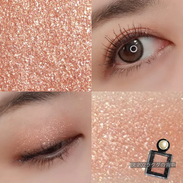 【夏コスメ2021】ラメ好きさん必見♡︎大粒ラメが可愛すぎる！マジョマジョ新作シャドウでプチプラ夏メイク♡︎《シャドーカスタマイズ》_3_3