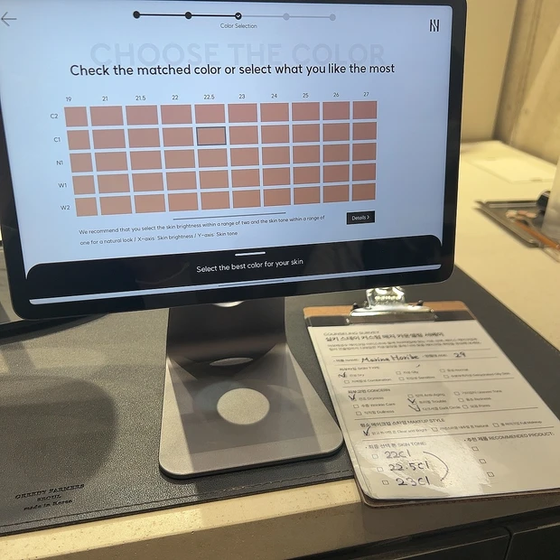 【渡韓レポ】大人気韓国のコスメブランドHERAのファンデーション作り体験♡自分の肌色に合わせてパーソナルカラーファンデが作れるSNSで大人気体験型スポットAMORE聖水♡_6