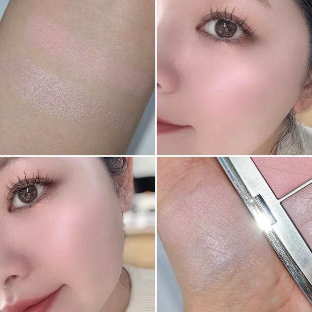 ディオール ルージュブラッシュ カラー&グロウ チーク 廃盤 スウォッチ メイクの仕上がり