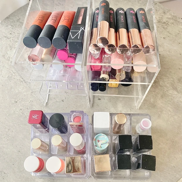 大公開！美容インフルエンサーのリアルな【コスメ収納】。無印良品・100均・IKEAのグッズを駆使して、化粧品をまとめるコツ。_9_1