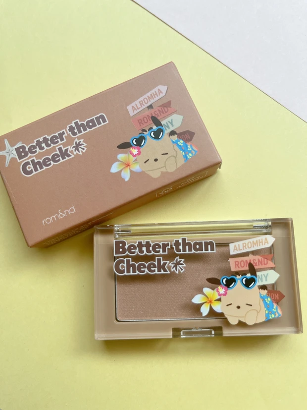 マキア サンリオコラボコスメ rom&nd(ロムアンド)ベターザンチーク