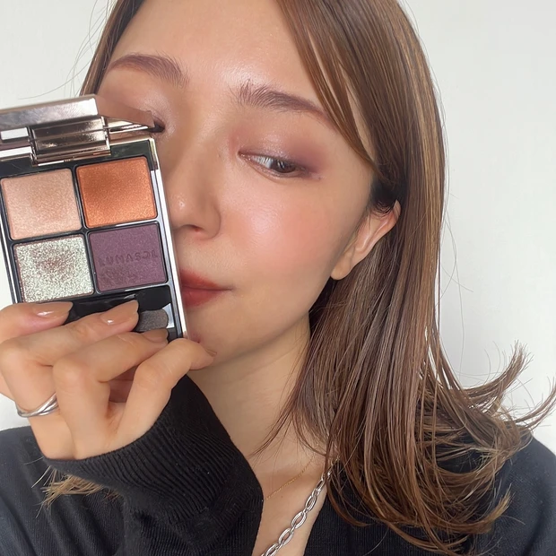 LUNASOL ルナソル アイシャドウ 2022AW 2022秋新色 16 マンダリンガーネット Mandarin Garnet アイカラーレーション Eye coloration オレンジアイシャドウ オレンジシャドウ デパコスアイシャドウ イエベメイク 秋メイク maquia maquiaonline マキアインフルエンサー マキアエキスパート Anna