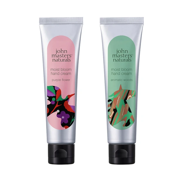 ジョンマスターオーガニック モイストブルーム ハンドクリーム_パープルフラワー_アロマティックウッズ
