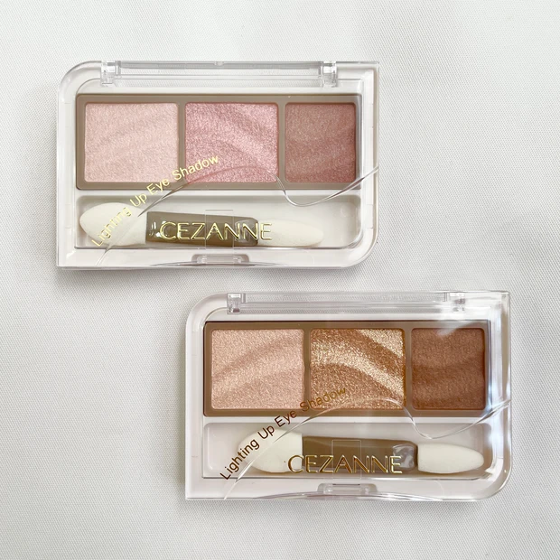 セザンヌ ライティングアップアイシャドウ 全色レビュー