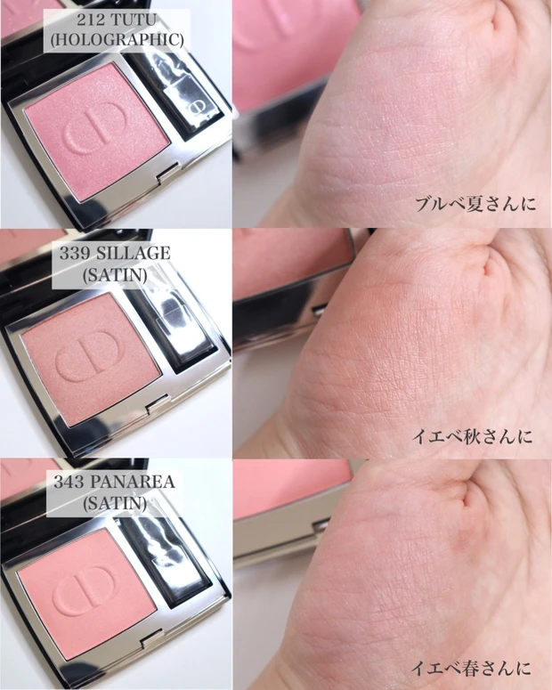 dior チーク 2123～4回程使用しました - チーク