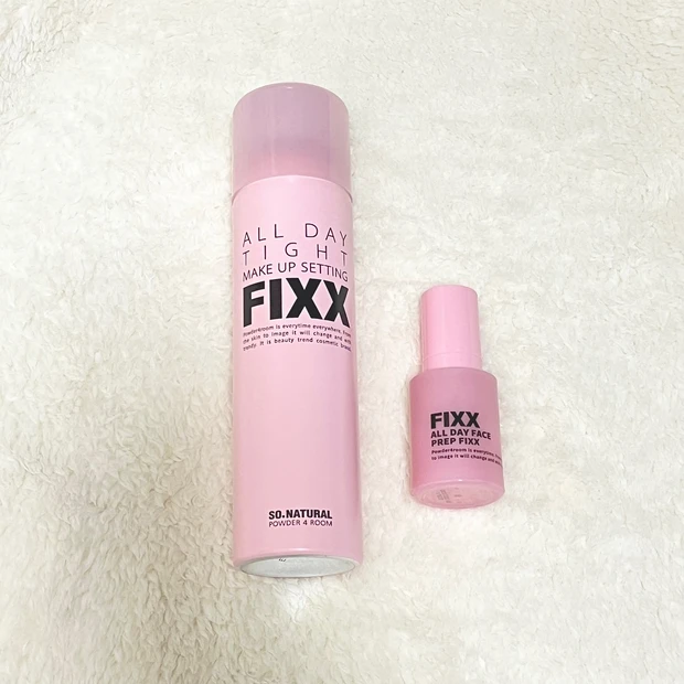 SO.NATURAL　オールデイタイト メイクアップ フィックスミスト　韓国での購入品