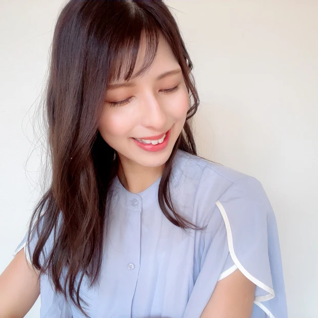 ヘアカラーチェンジ♡ブラックにほんのりブルーカラー_4