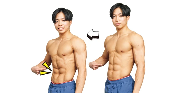 ドローイン腹筋も効果的！