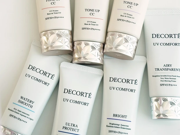 【コスメデコルテ】人気の日焼け止めが「UV コンフォート」として新デビュー！ 革新的な透明タイプも登場