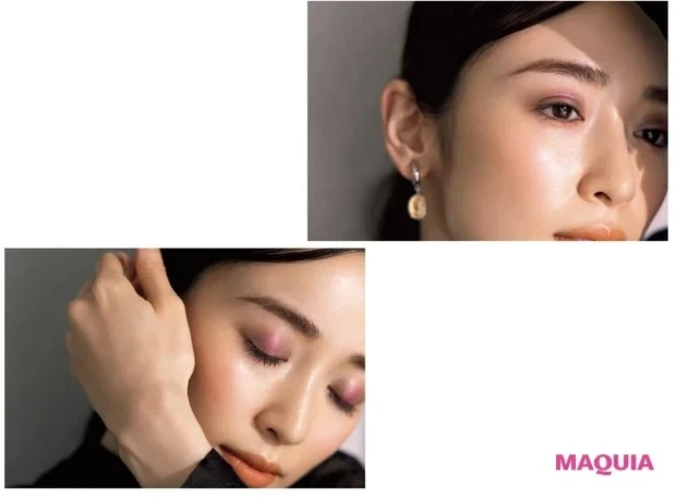 【赤アイシャドウを使った赤メイク】メタリックグレーと赤でセンシュアルに_HOW TO MAKEUP