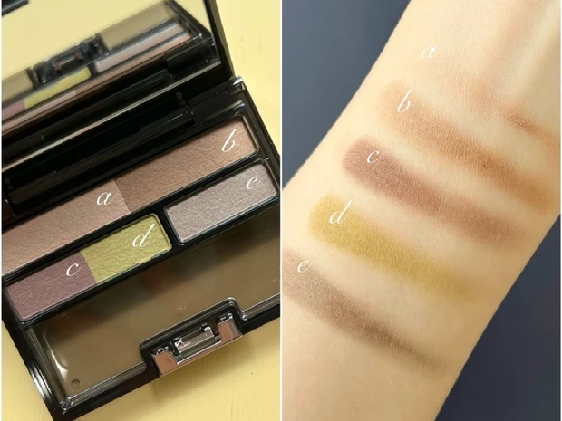 イプサの限定アイブロウパレットをスウォッチ！ こだわりの5色パウダーで美しい眉へ