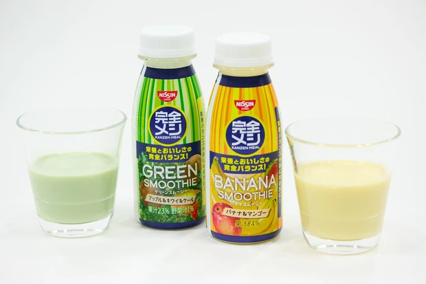 日清食品 完全メシ グリーンスムージー バナナスムージー