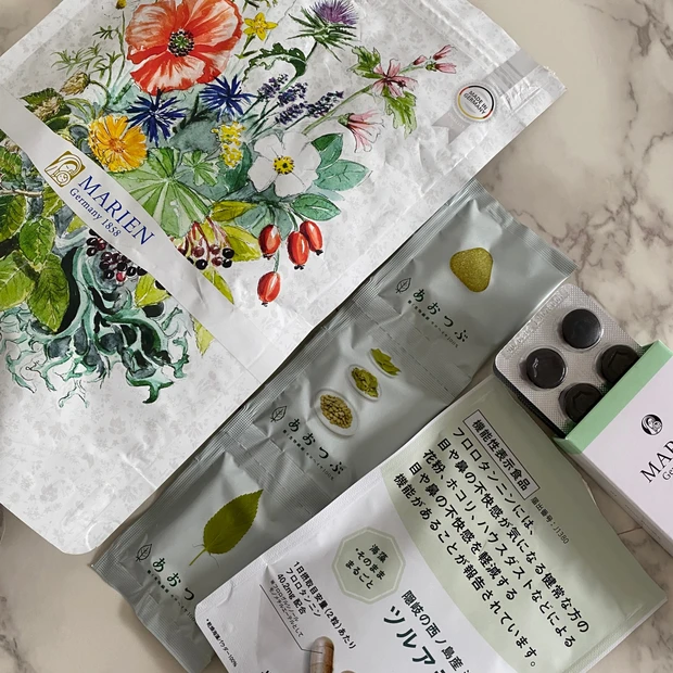 花粉の季節に取り入れている、ナチュラルケア