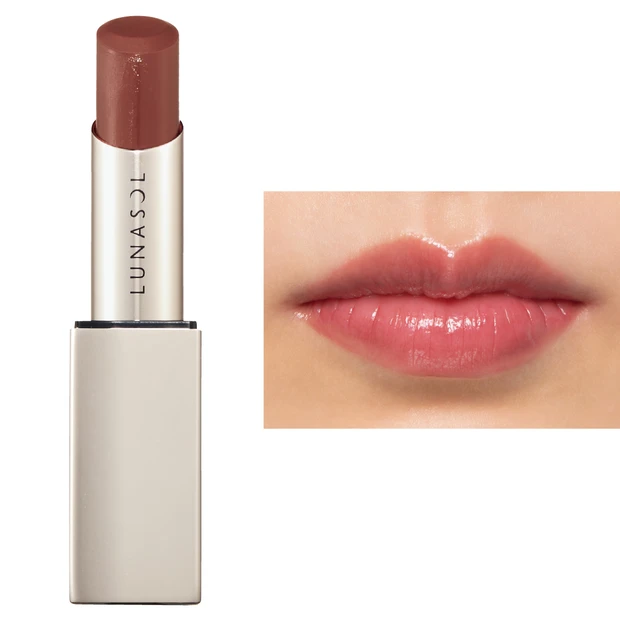 【おすすめの赤リップ】LUNASOL フュージングカラー リップス 03