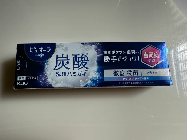 炭酸使った歯磨き粉はシュワシュワするの？『ピュオーラ　炭酸ハミガキ』炭酸美容がマウスケアに_2_1