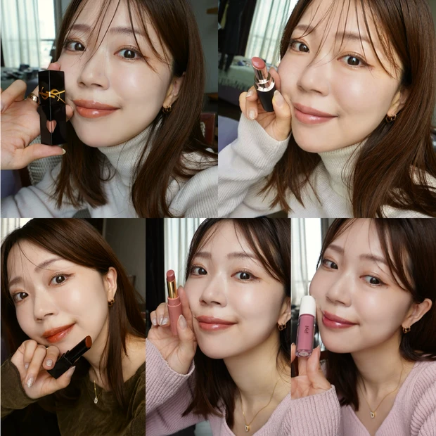 MYベストコスメ2025 デパコスからプチプラまで、今年の新作・新色のリップ5本の塗り比べ