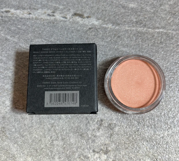 THREE  スリー ユナイテッドフルイドアイカラーI02 グラムトーンカラーカスタードI01 限定 イセタンメイクアップパーティ2024 アイシャドウ　ハイライト メイパ