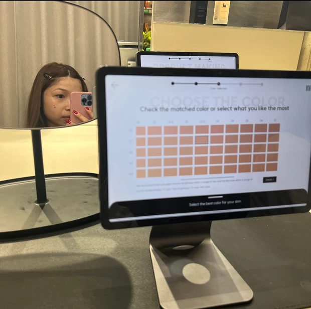 【渡韓レポ】大人気韓国のコスメブランドHERAのファンデーション作り体験♡自分の肌色に合わせてパーソナルカラーファンデが作れるSNSで大人気体験型スポットAMORE聖水♡_5