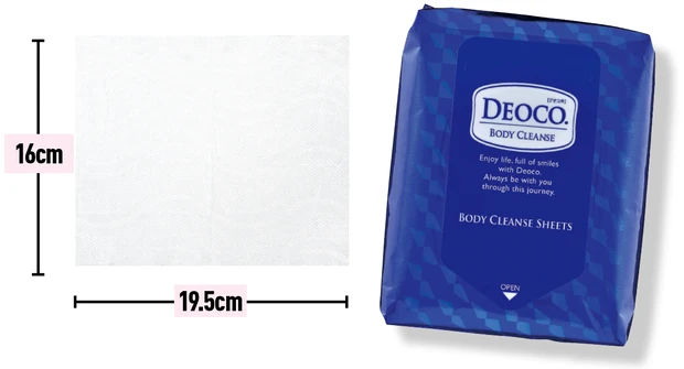 脇汗対策におすすめ デオコ ボディクレンズシート