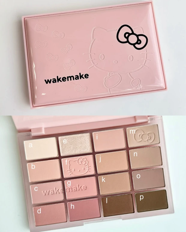 wakemake ハローキティ ソフトブラーリング アイパレット