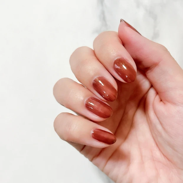 キャンメイク カラフルネイルズ N86 二度塗り