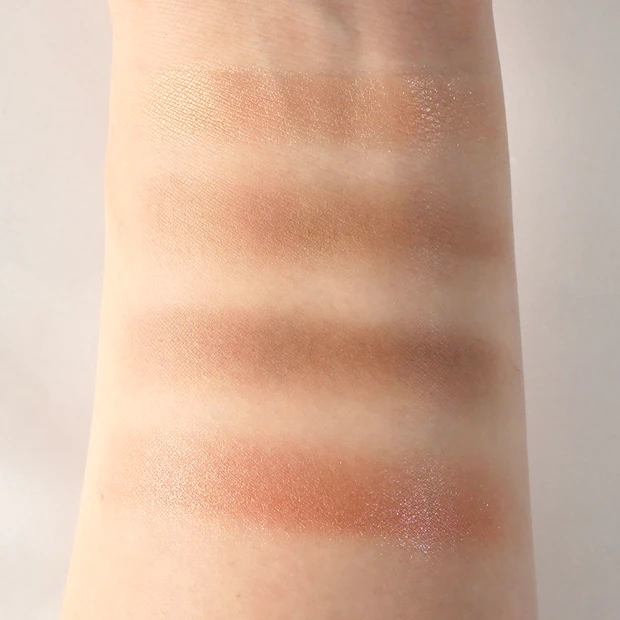 RMK シンクロマティックアイシャドウパレット01 ソフト スポット スウォッチ