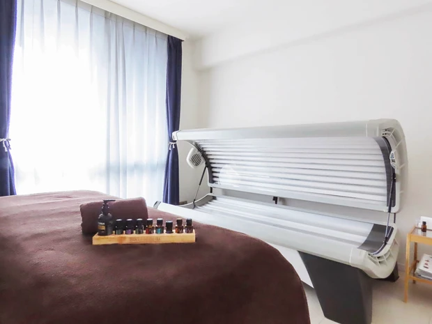 東京　肌管理　美肌　サロン　月島駅　Total Beauty Relaxation Salon 美温活Labo　REVIハーブピーリング　内観